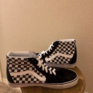 Black and White Checkered Vans!!